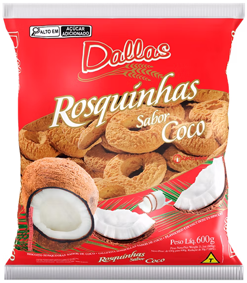 Rosquinhas Coco Dallas 600g